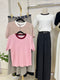 Colour  Contrast Half Sleeves Sweaters